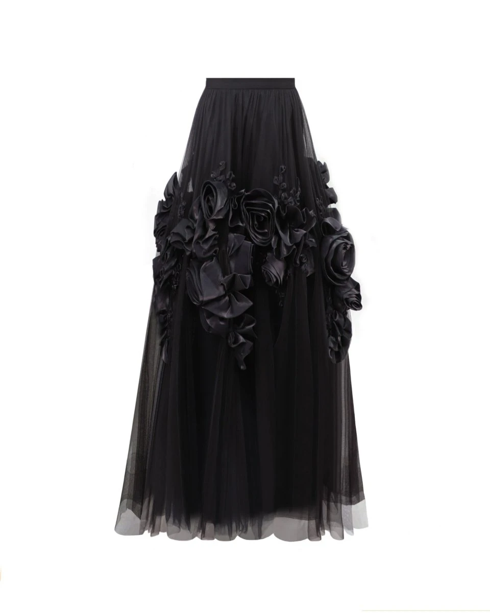 Gemy Maalouf Tulle Midi Skirt Gemy Maalouf Tulle Midi Skirt