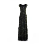 Gemy Maalouf Wide-Strap Beaded Dress