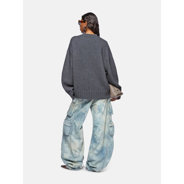 Attico grey knitwear