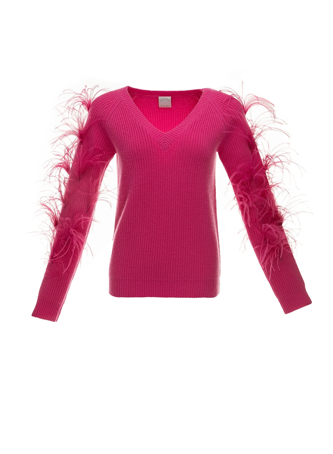 Brenna Jumper in Raspberry Cashmere