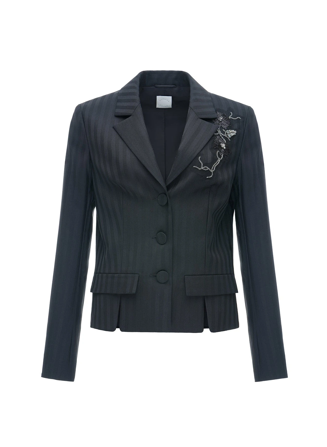 Isobel Jacket in Black Tailoring