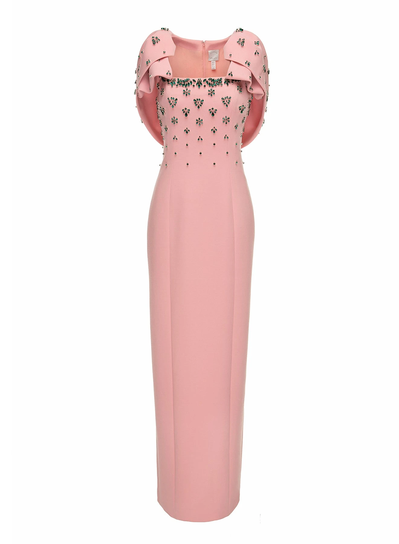 Adelaide Gown in Pink Quartz Embellished Crepe