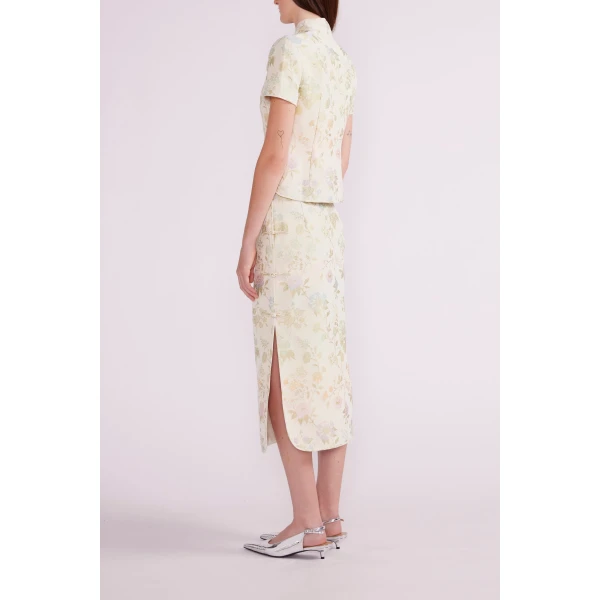 Danny Top in Ivory Multi Jacquard - Image 5