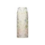 Dries Van Noten Dario Skirt in Ivory Multi Jacquard