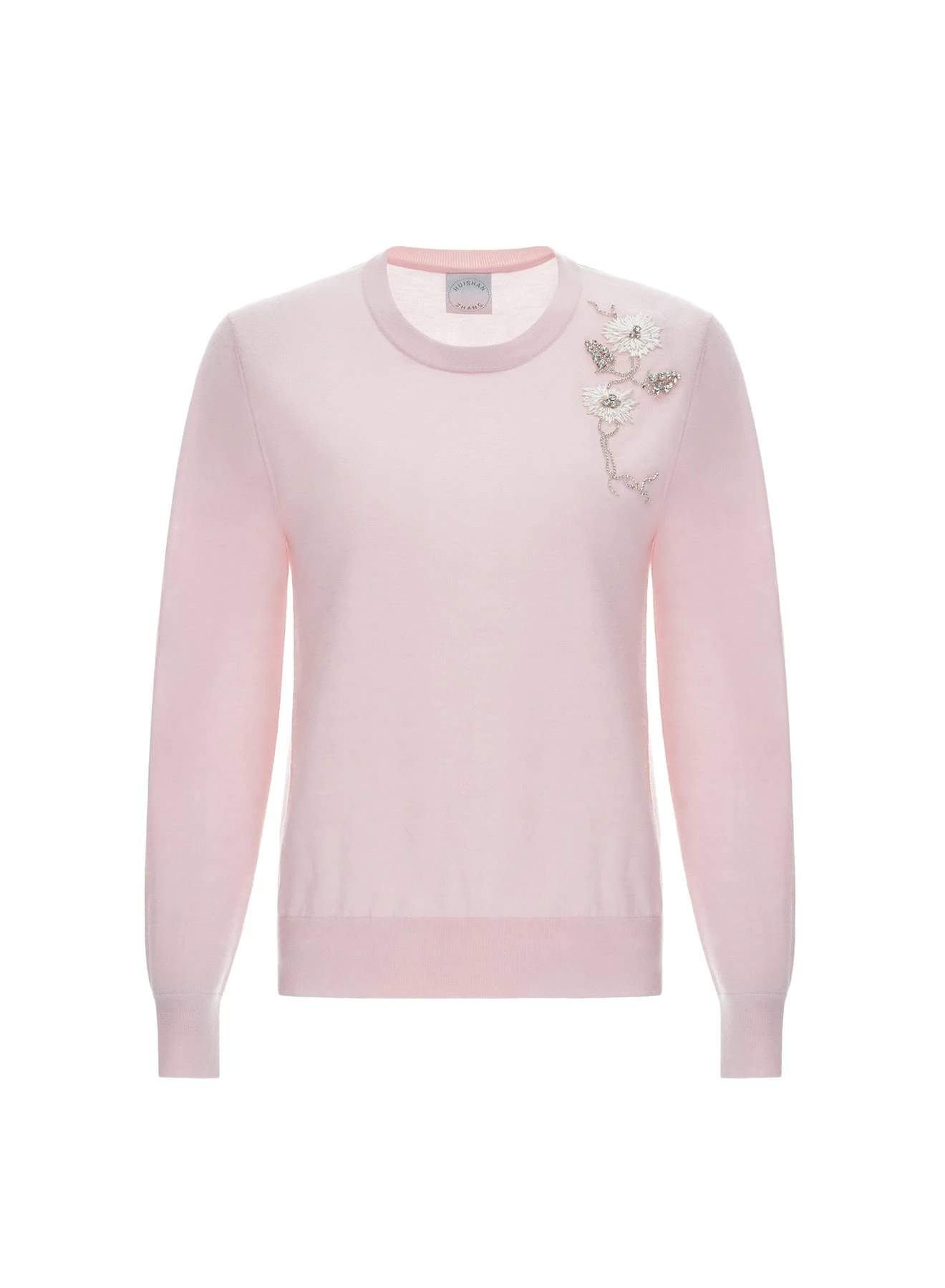 Dries Van Noten Delilah Jumper in Pink Baby Cashmere | Sweater | Luxury Shoes Dries Van Noten Delilah Jumper in Pink Baby Cashmere