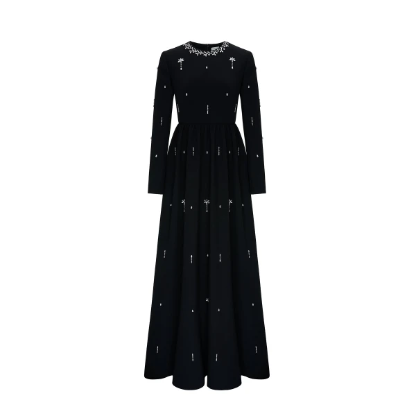 Delphi Gown in Black Sable