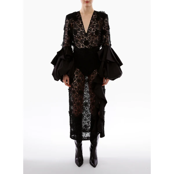 Diane Skirt in Black Lace - Image 2