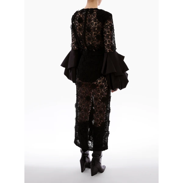 Diane Skirt in Black Lace - Image 4