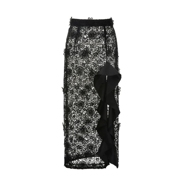 Diane Skirt in Black Lace