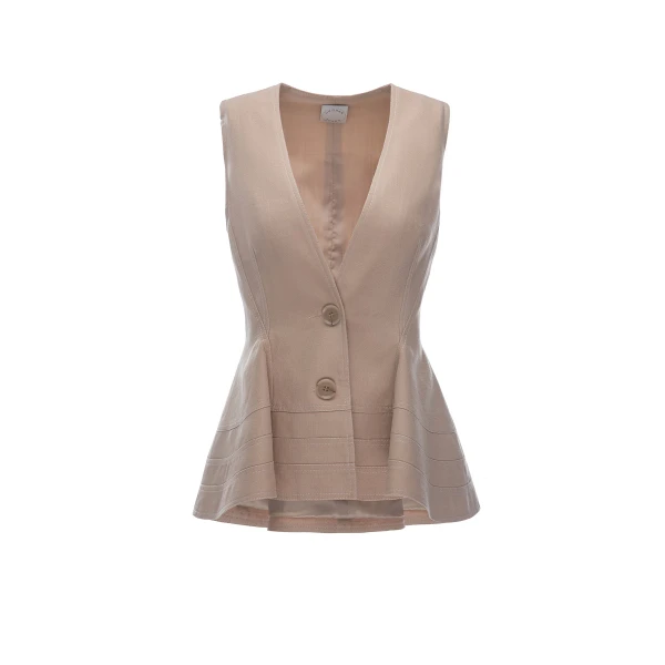 Dores Waistcoat in Sand