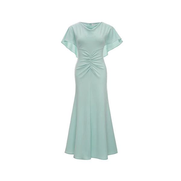Dries Van Noten Emery Dress in Mint Sable
