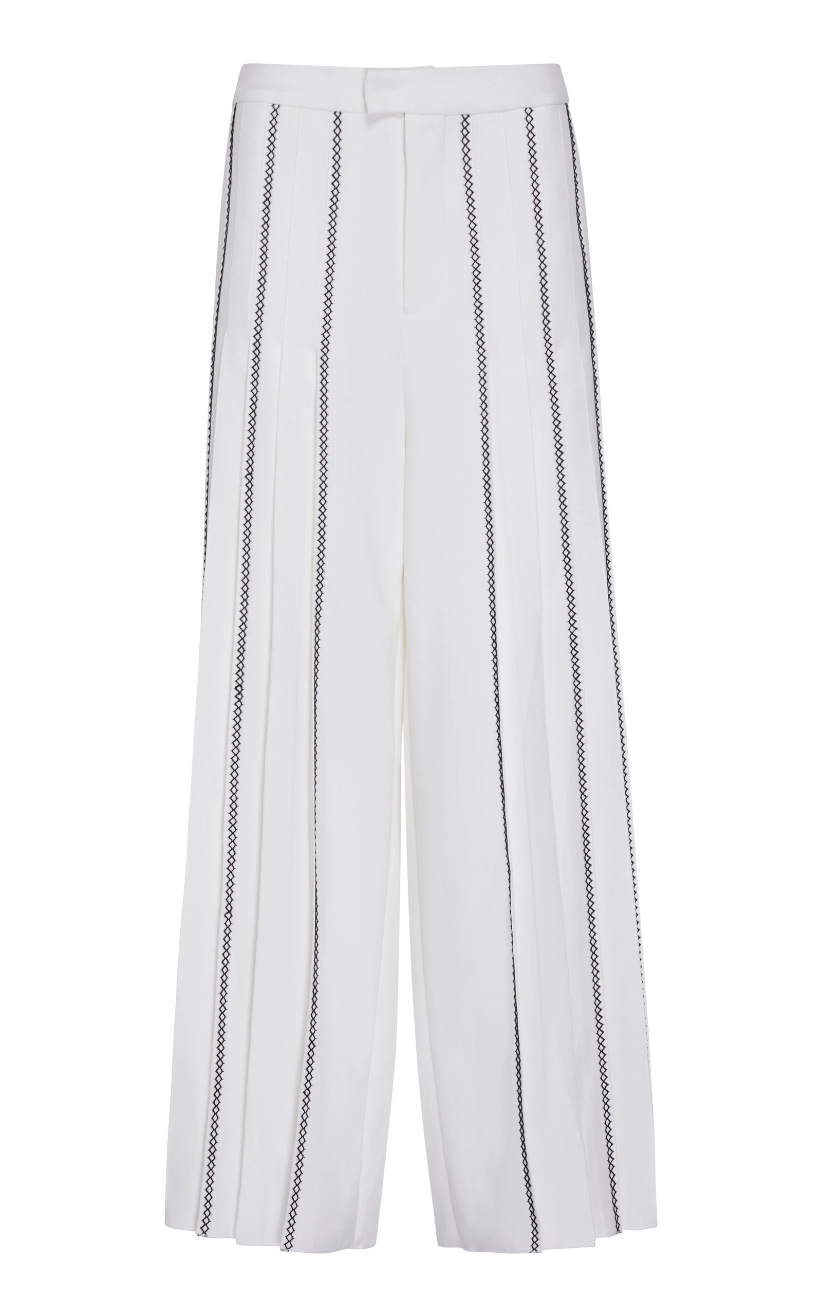 Dries Van Noten Esta Trouser in White | | Luxury Shoes Dries Van Noten Esta Trouser in White