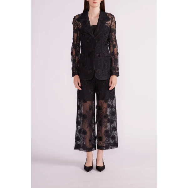 Estelle Jacket in Black Lace - Image 3