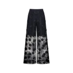 Dries Van Noten Fausto Trousers in Black Lace