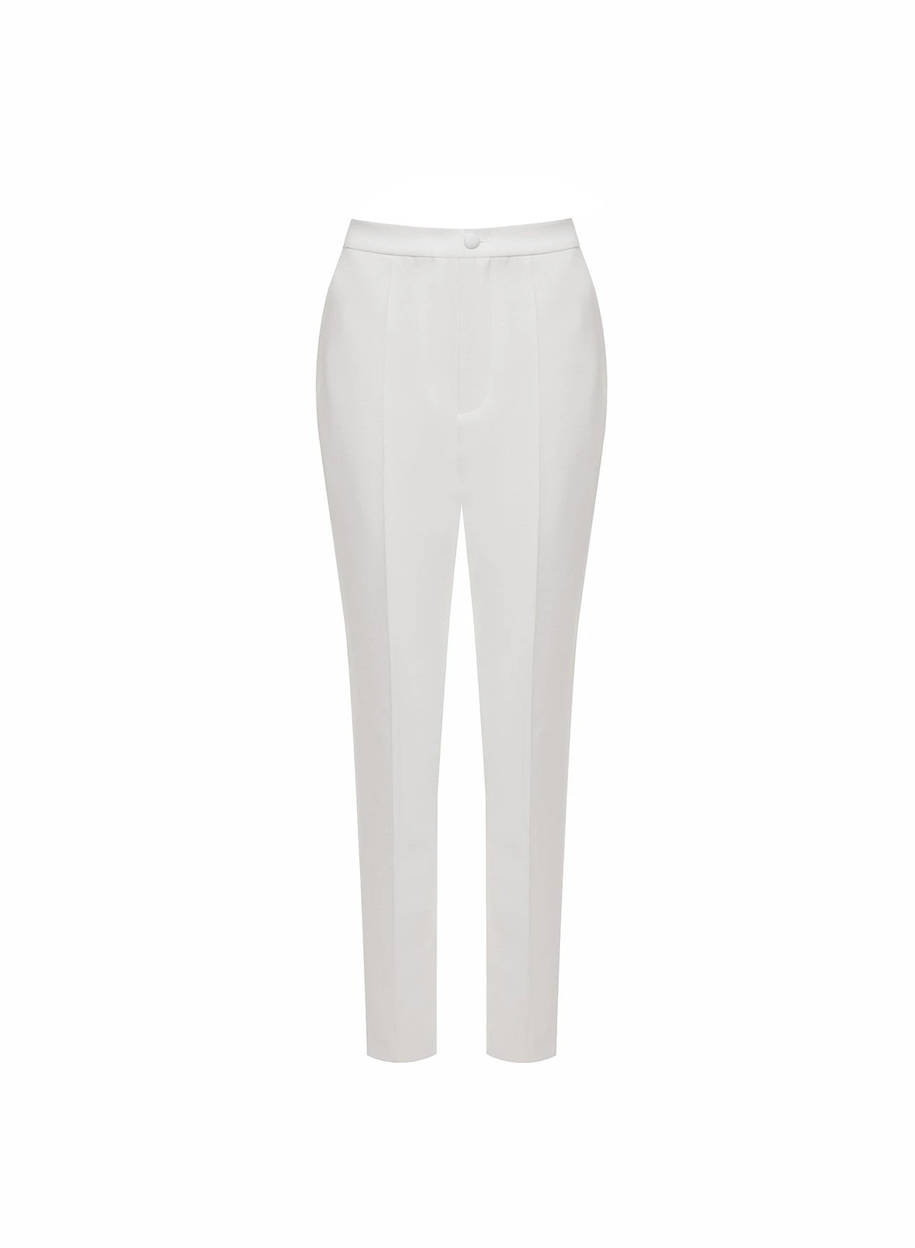 Dries Van Noten Francesca Trousers in White Crepe | | Luxury Shoes Dries Van Noten Francesca Trousers in White Crepe