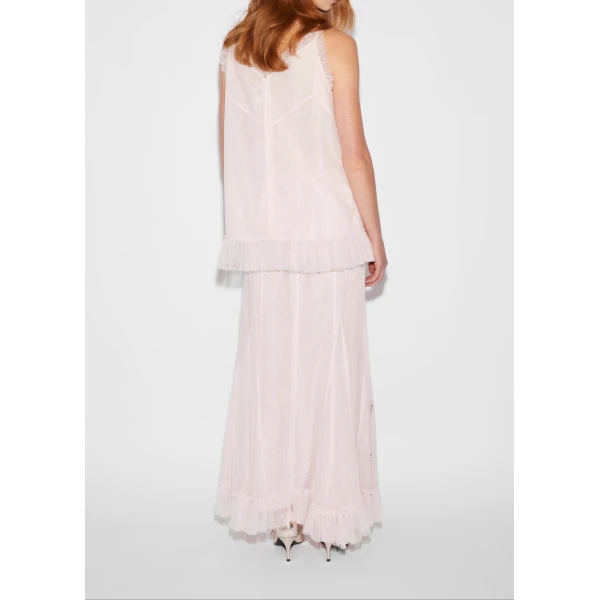 Maeve Top in Pink Embellished Tulle - Image 3