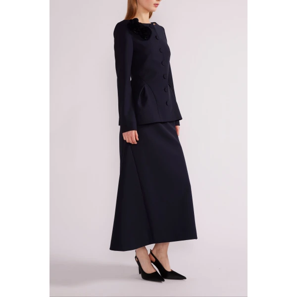 Mara Jacket in Navy Tailoring - Image 5