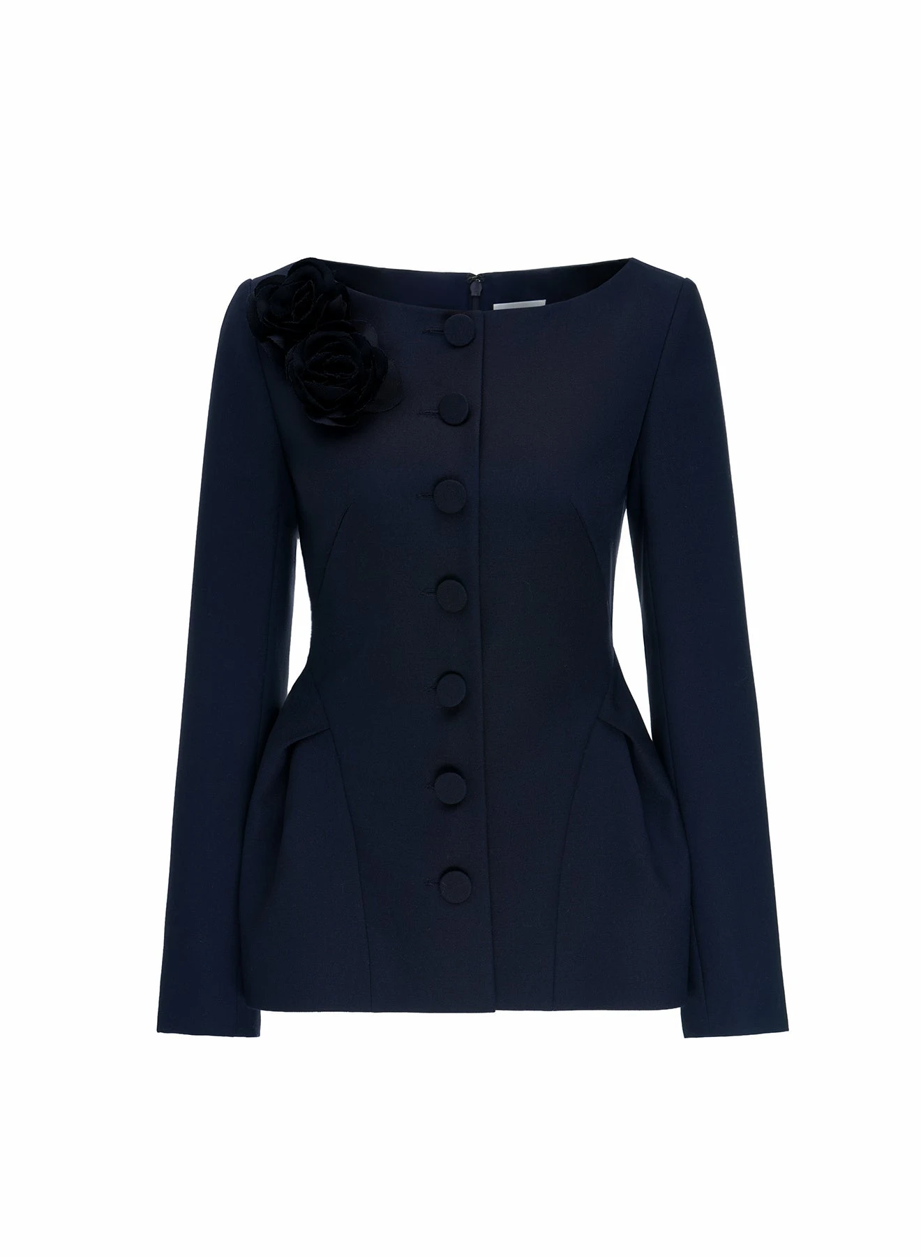 Dries Van Noten Mara Jacket in Navy Tailoring | | Luxury Shoes Dries Van Noten Mara Jacket in Navy Tailoring