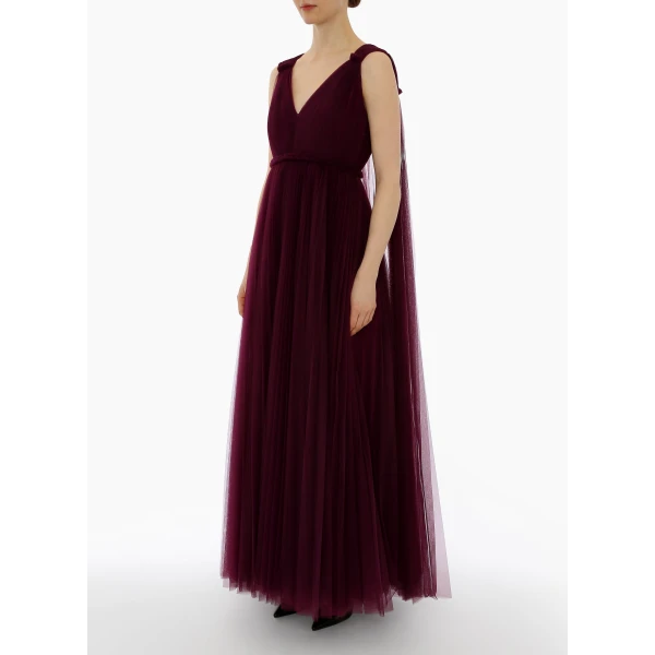Mckenzie Gown in Mulberry Tulle - Image 3