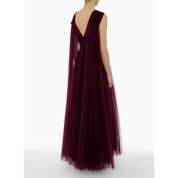 Mckenzie Gown in Mulberry Tulle - Image 4