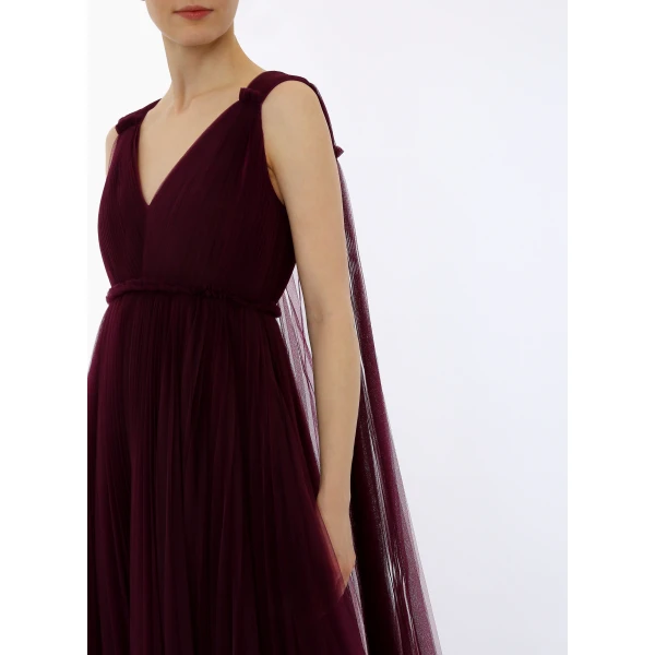 Mckenzie Gown in Mulberry Tulle - Image 5