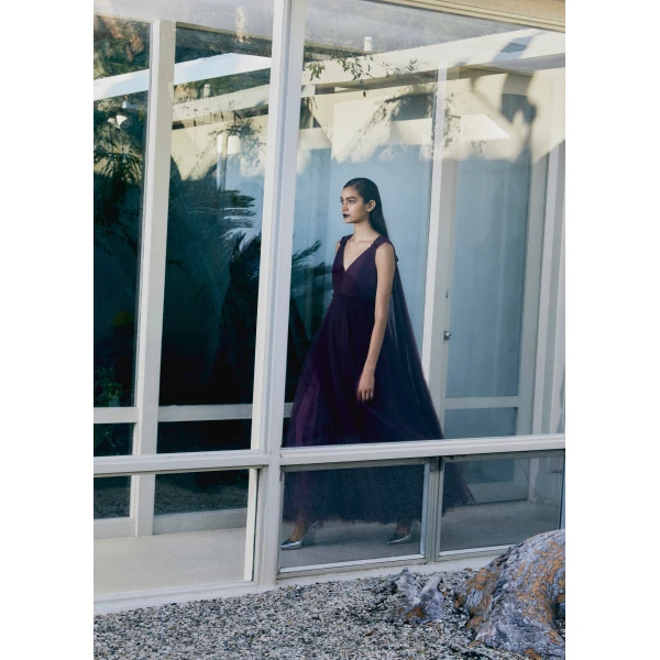 Mckenzie Gown in Mulberry Tulle - Image 6