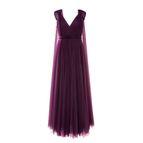 Mckenzie Gown in Mulberry Tulle