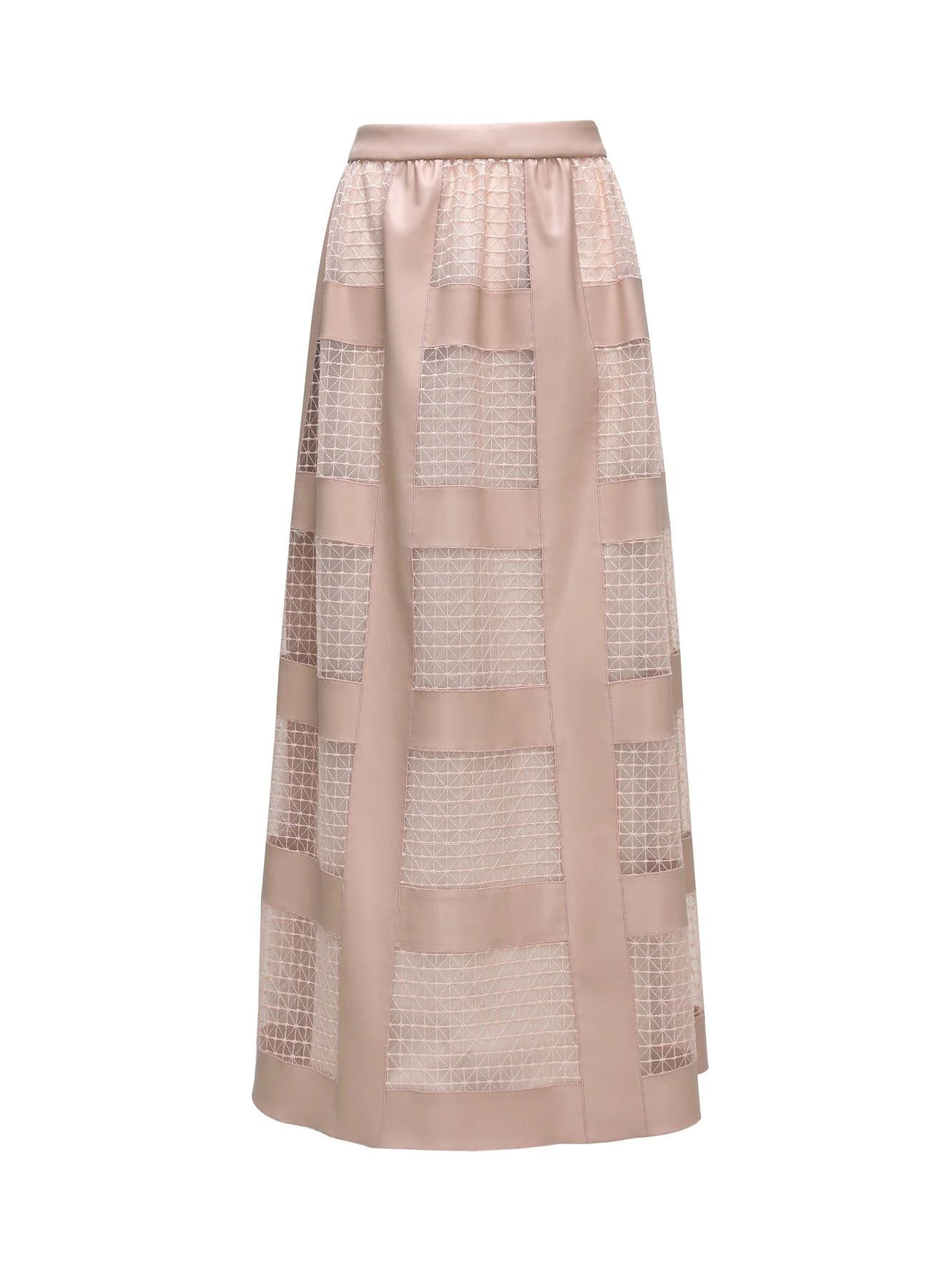 Dries Van Noten Noura Skirt in Pink Fishnet Pleather | | Luxury Shoes Dries Van Noten Noura Skirt in Pink Fishnet Pleather