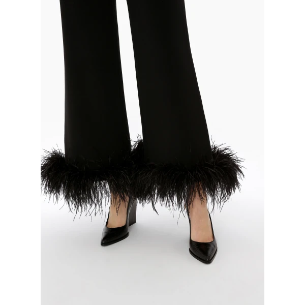 Randall Trousers in Black Crepe - Image 5
