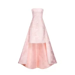 Dries Van Noten Raven Gown in Pink Duchesse