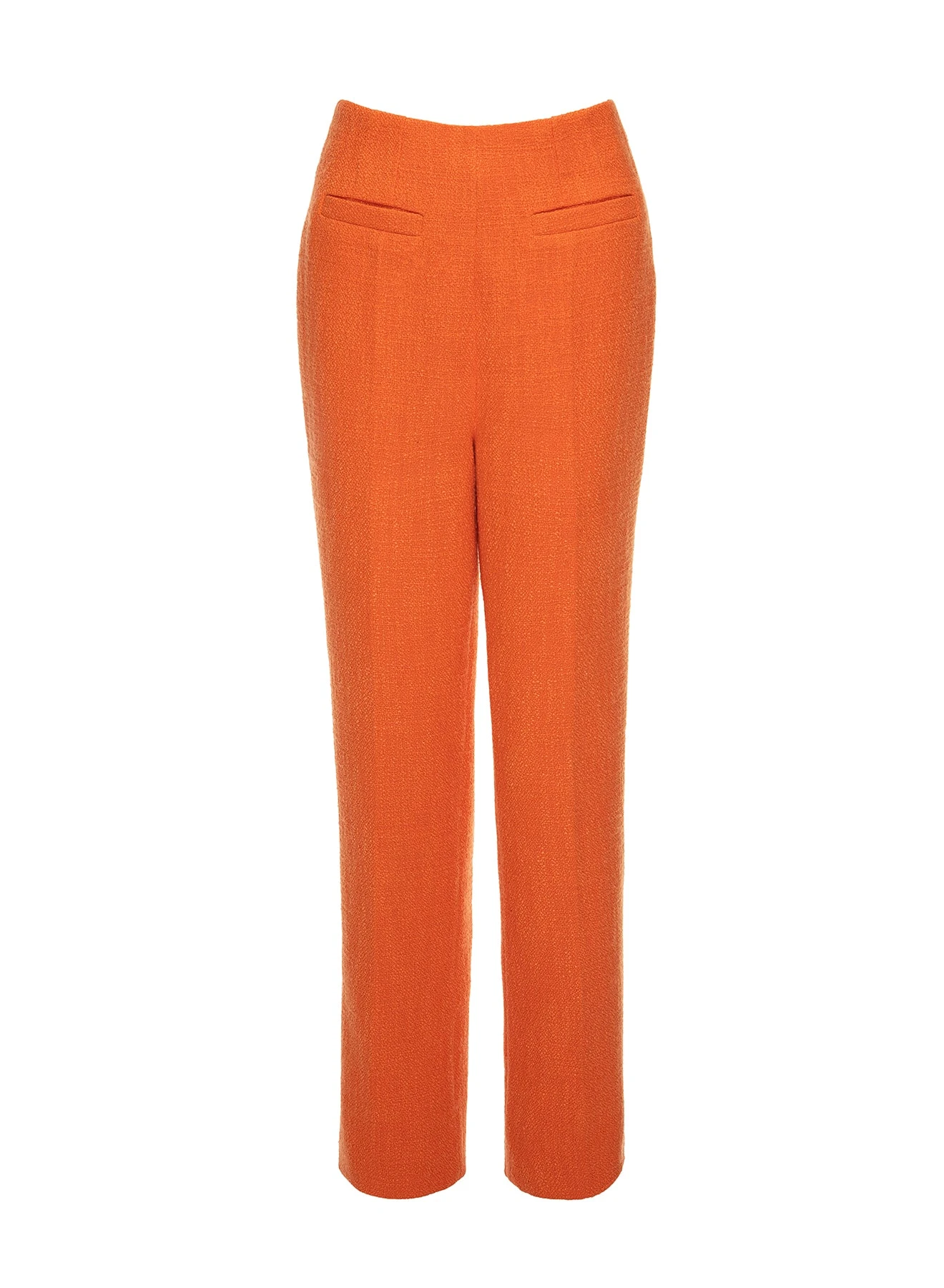 Dries Van Noten Renata Trousers in Bright Orange Tweed | | Luxury Shoes Dries Van Noten Renata Trousers in Bright Orange Tweed