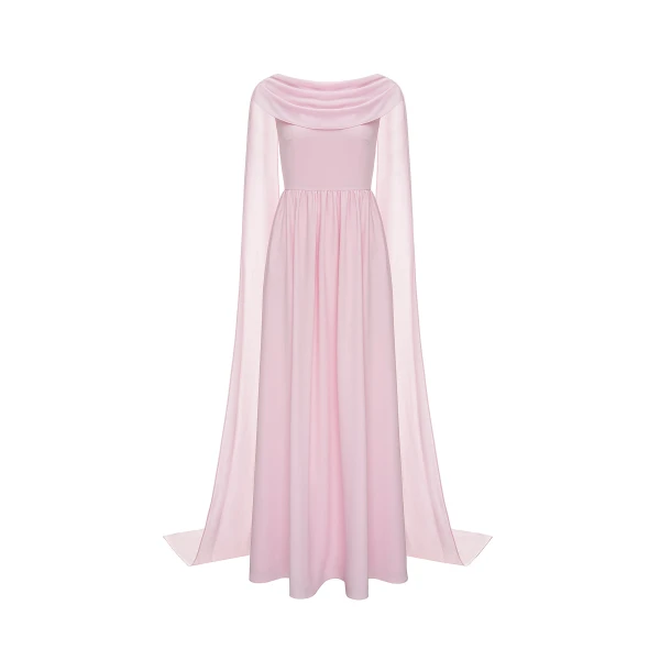 Rosalind Gown in Pink Sable