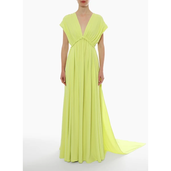 Somer Gown in Wild Lime Sable - Image 2