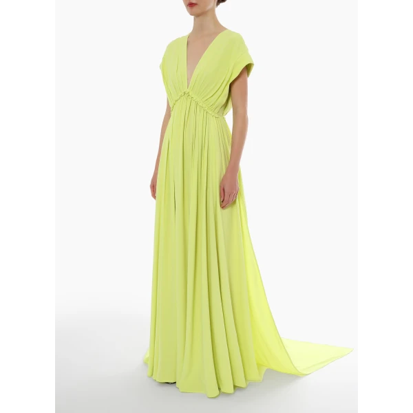 Somer Gown in Wild Lime Sable - Image 3