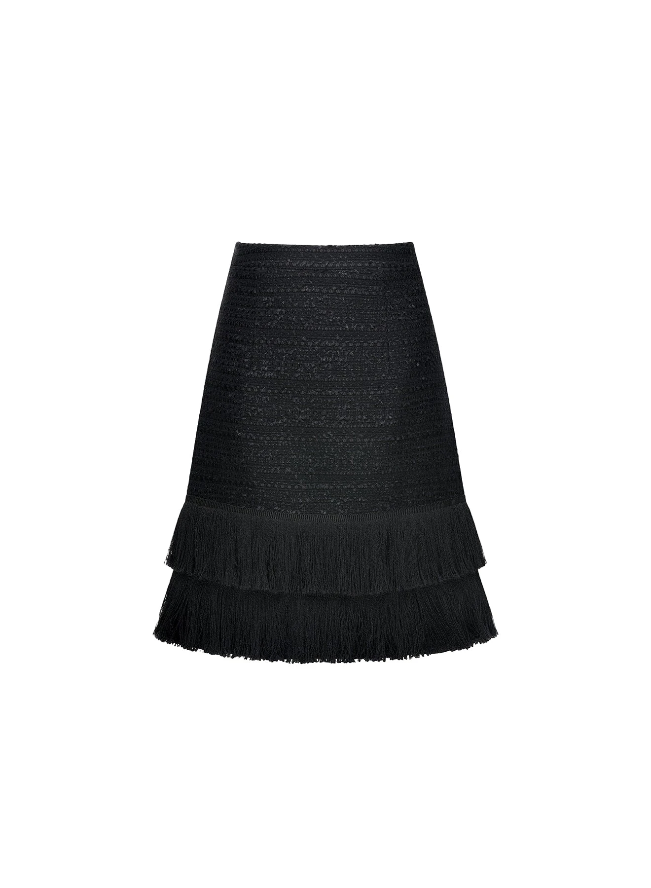 Dries Van Noten Twilly Mini Skirt in Black Tweed | | Luxury Shoes Dries Van Noten Twilly Mini Skirt in Black Tweed