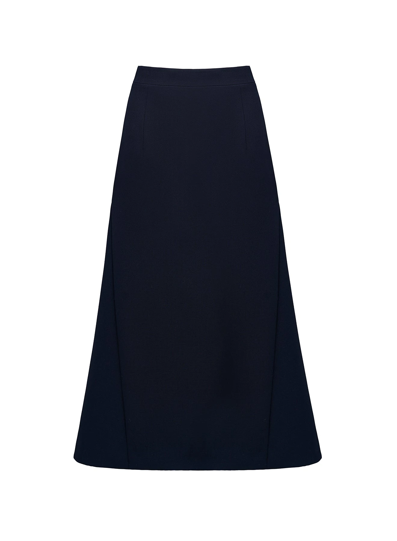 Dries Van Noten Vicky Midi Skirt in Navy Tailoring | | Luxury Shoes Dries Van Noten Vicky Midi Skirt in Navy Tailoring
