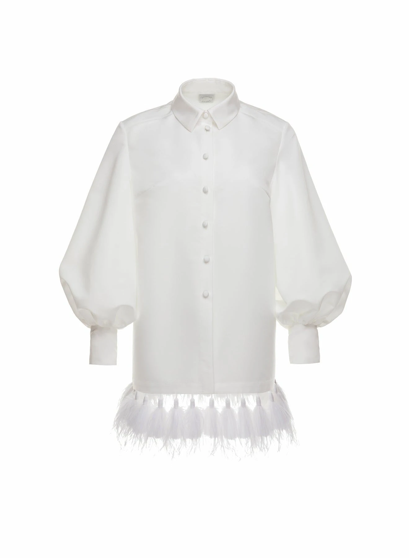 Dries Van Noten Vivi Dress in White Faille | | Luxury Shoes Dries Van Noten Vivi Dress in White Faille