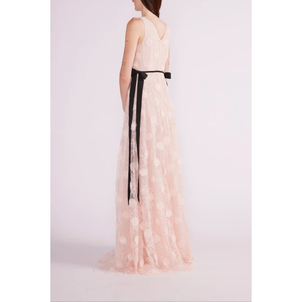 Winslet Gown in Pink Lace - Image 5