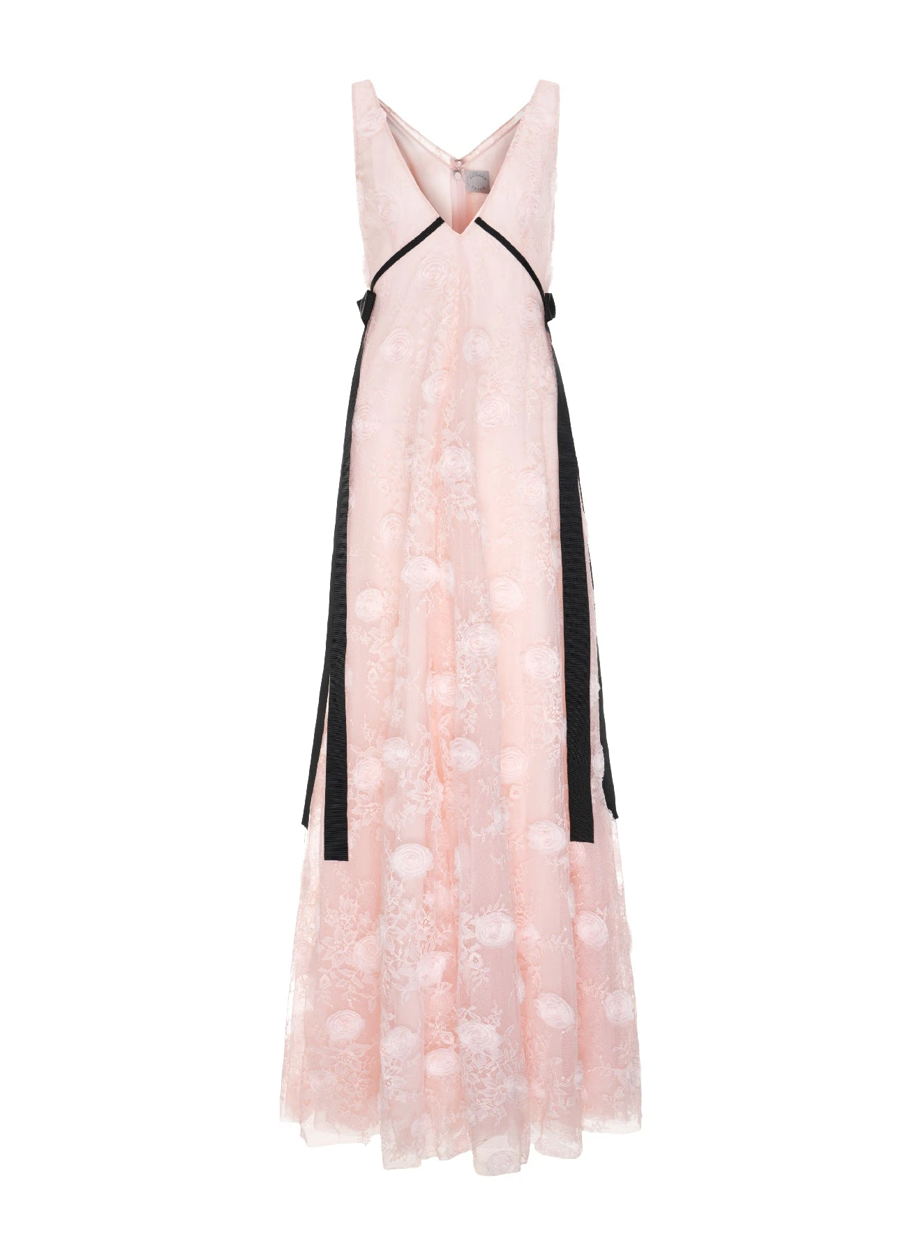 Dries Van Noten Winslet Gown in Pink Lace | Evening Gowns | Luxury Shoes Dries Van Noten Winslet Gown in Pink Lace