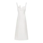 JW PEI 3D Vine-Appliqué Asymmetric Sweetheart Gown
