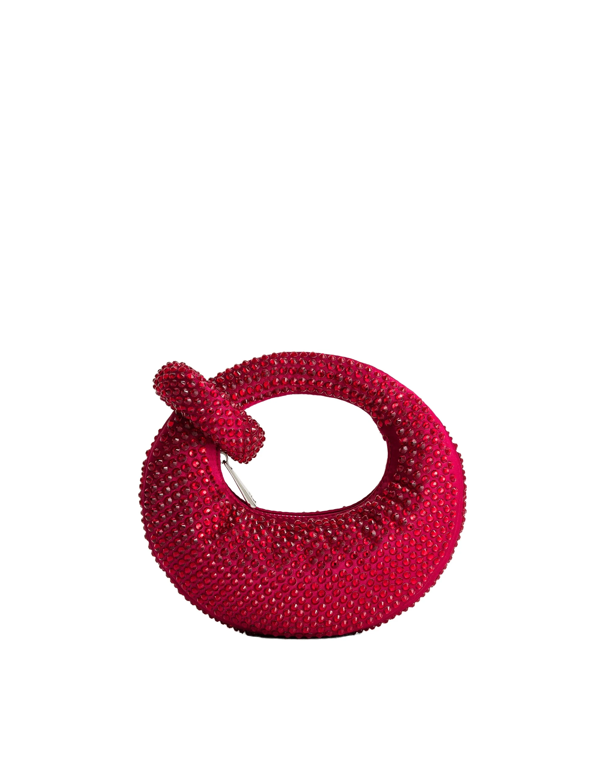 JW PEI Abacus Artificial Crystal Mini Top Handle Bag in Red | Mini Bags | Luxury Shoes JW PEI Abacus Artificial Crystal Mini Top Handle Bag in Red