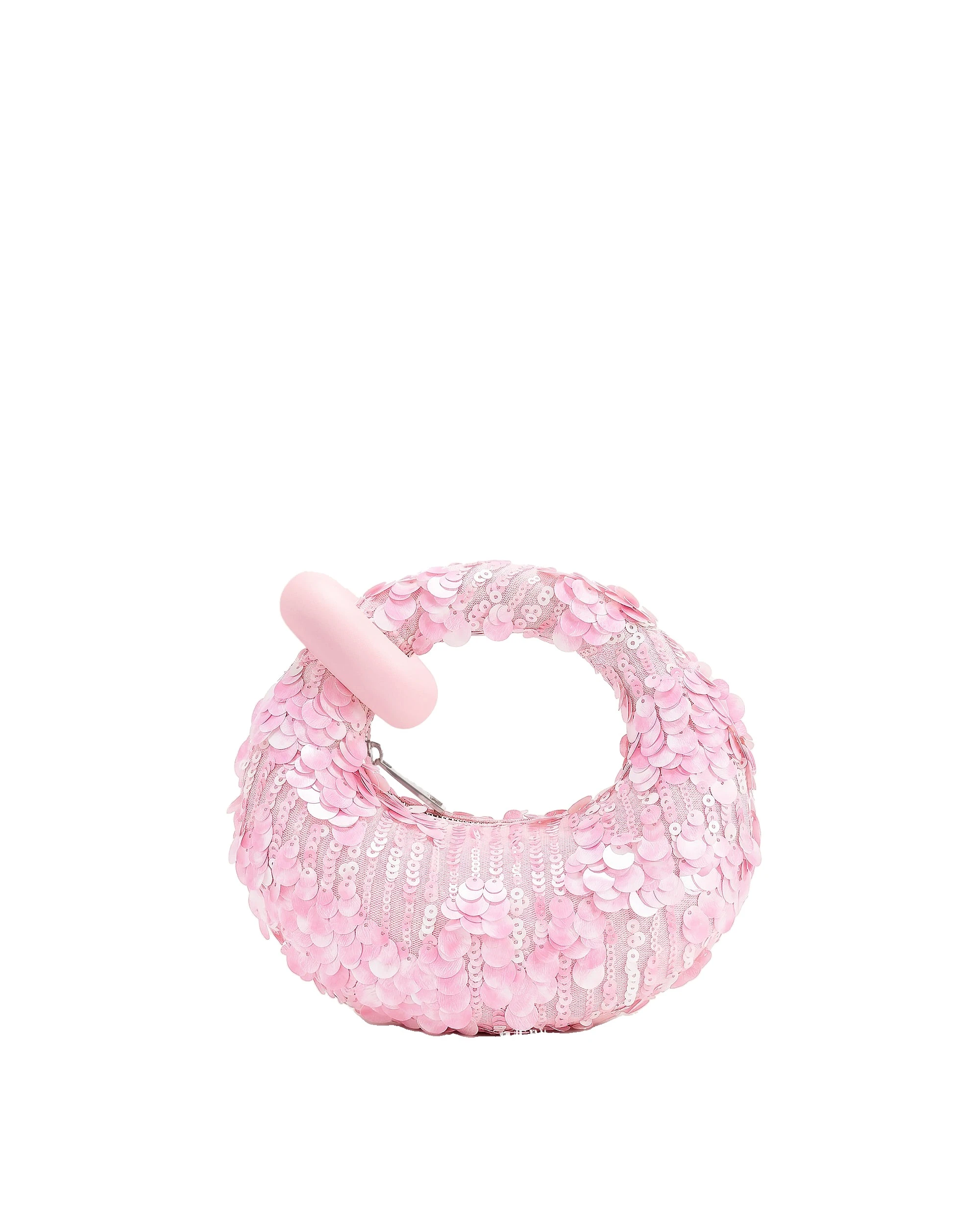 JW PEI Abacus Sequin Mini Top Handle Bag in Pink | Mini Bags | Luxury Shoes JW PEI Abacus Sequin Mini Top Handle Bag in Pink