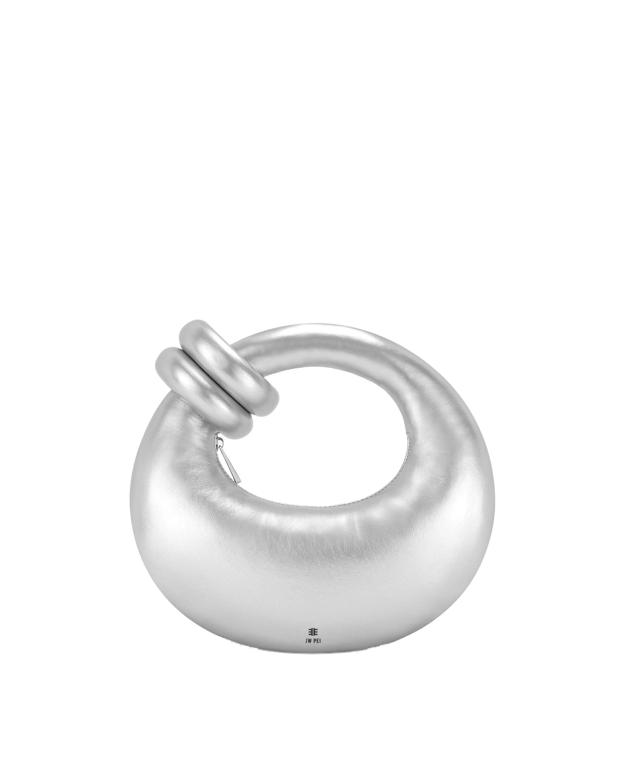 JW PEI Abacus Top Handle Bag in Silver | Totes & Top-Handle Bags | Luxury Shoes JW PEI Abacus Top Handle Bag in Silver