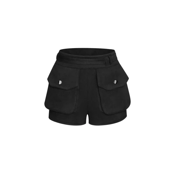 JW PEI Abigail High-Waisted Utility Shorts