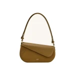 JW PEI Addisyn Faux Suede Panel Shoulder Bag in Olive