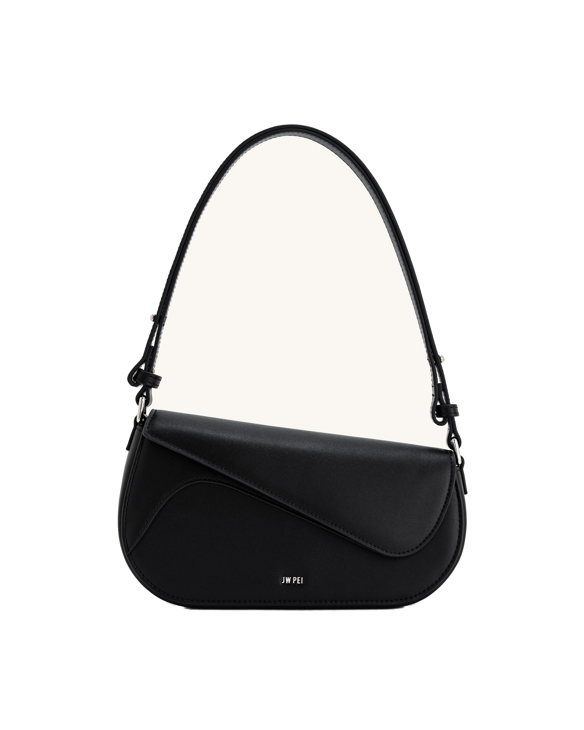JW PEI Addisyn Shoulder Bag in Black | Shoulder & Crossbody Bags | Luxury Shoes JW PEI Addisyn Shoulder Bag in Black