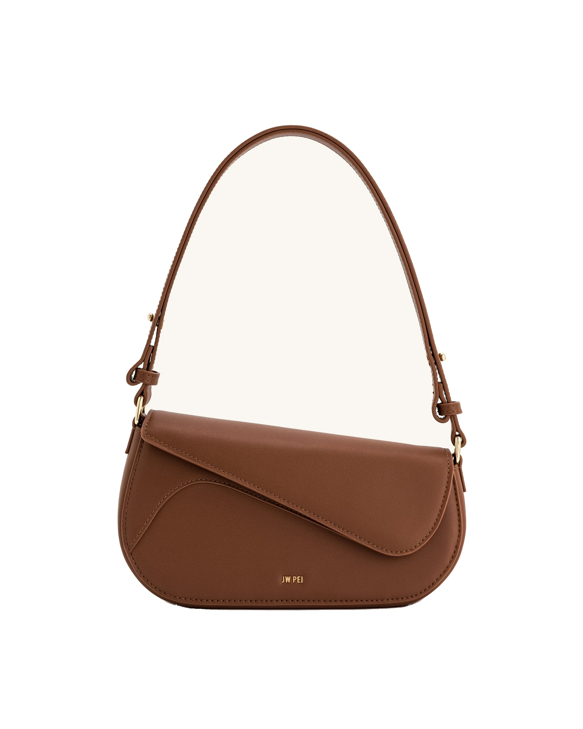JW PEI Addisyn Shoulder Bag in Brown | Shoulder & Crossbody Bags | Luxury Shoes JW PEI Addisyn Shoulder Bag in Brown