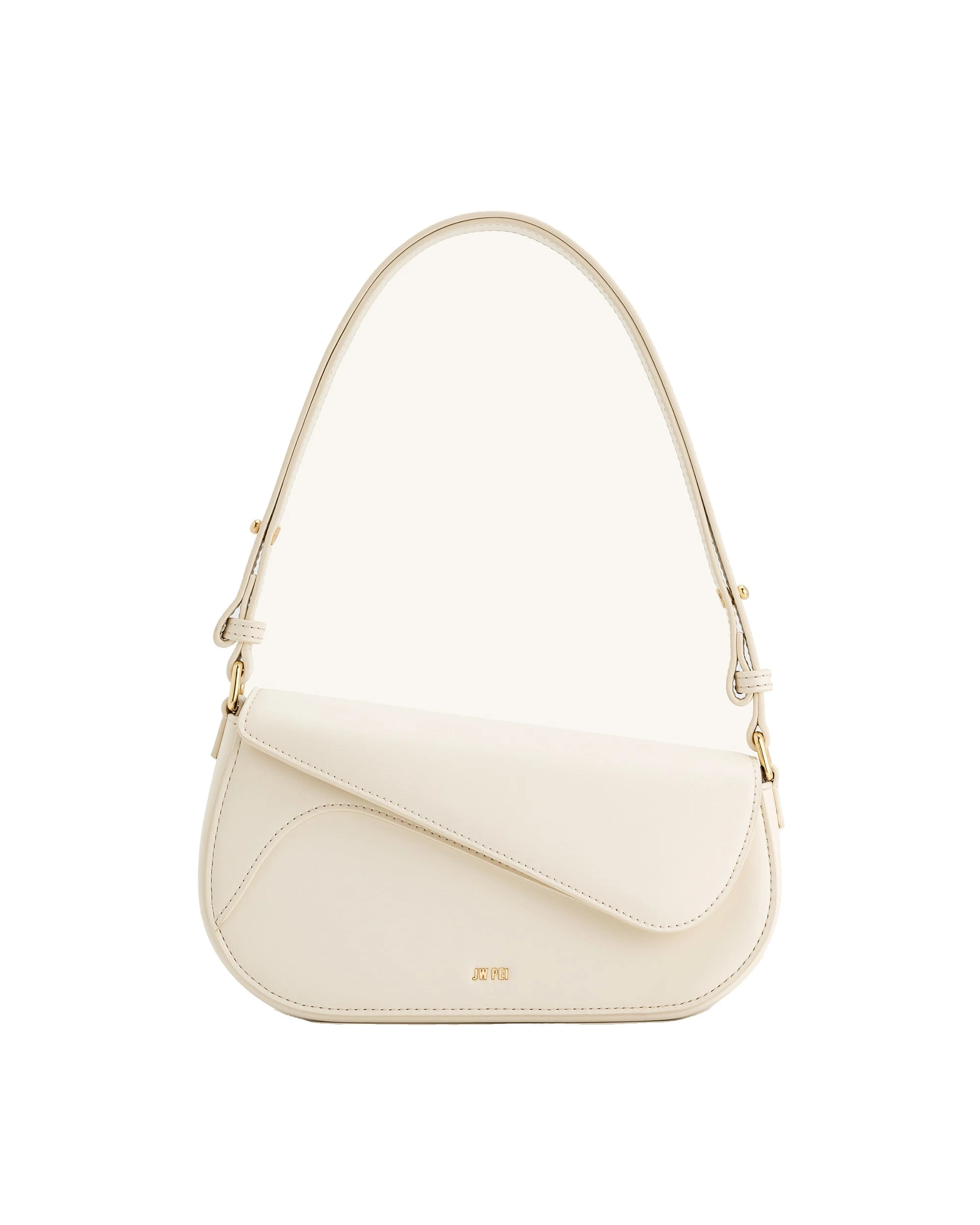 JW PEI Addisyn Shoulder Bag in White | Shoulder & Crossbody Bags | Luxury Shoes JW PEI Addisyn Shoulder Bag in White