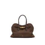 JW PEI Adele Metal Rope Knot Tote Bag in Mocha Brown
