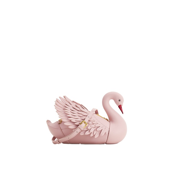 JW PEI Alani Swan Shaped Crossbody Bag in Light Pink